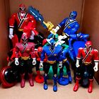 Power Rangers Samurai / Super Samurai Action Figure And Cycle Lot Red Blue Green