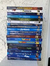 Disney Blu-ray Lot of 20 Opened Movies