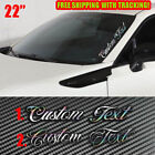 Custom Text Script Personalized Decal Sticker Windshield Vinyl Car Truck SUV JDM
