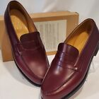 $1050 JM Weston 180 Burgundy Penny Loafers | ALL SIZES | NEW IN BOX