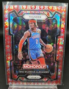 New ListingShai Gilgeous Alexander 2023-24 Panini Prizm Monopoly Free Parking Ice Red -12*2