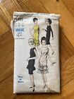Vintage 1960s Vogue Sewing Pattern Evening Dress 6403 Factory Folds 14 34 36
