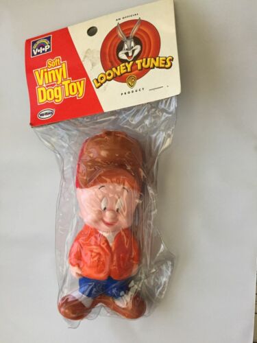 VIP Vo-Toys SOFT vinyl Looney Tunes Elmer Fudd dog toy 5 Inch 1995 VTG Vintage