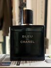 CHANEL Bleu De CHANEL Parfum for Men 1.7 Oz Slightly Used *WITH* Box