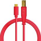 Chroma Cables Audio Optimized USB-C to USB-B Cable Red