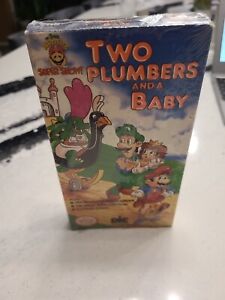 SEALED SUPER MARIO SHOW -TWO PLUMBERS AND A BABY, New VHS in original shrinkwrap