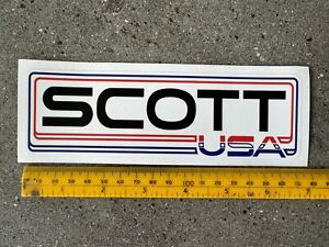 Scott USA 🇺🇸 Vintage Retro Motocross Sticker / Decal (175mm x 55mm)