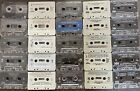 CHOICE LOT OF 1 TO 50 CASSETTE TAPES FOR CRAFTS, REPURPOSE OR PARTY DECORATIONS