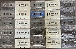 CHOICE LOT OF 1 TO 50 CASSETTE TAPES FOR CRAFTS, REPURPOSE OR PARTY DECORATIONS