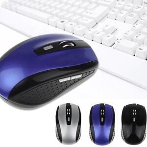 Cordless 2.4GHz Wireless Optical Mouse Mice Laptop PC Computer & USB Rece A9Y9