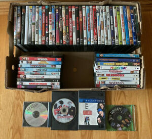 Lot of 58 DVDs, Adult Drama Comedy Movies & Stand Up Comedy Shows Most PG13 & R