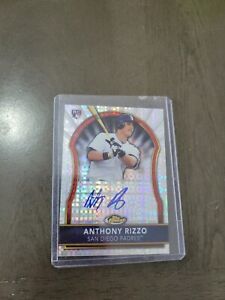 2011 Finest Anthony Rizzo Xfractor Refractor Auto 80/299 RC