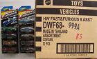 2015 Hot Wheels Fast & Furious Complete Set of 8 Walmart From Factory Box | C