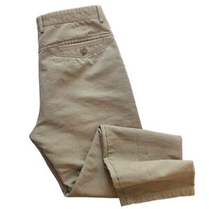 Burberry Chino Khaki Pants Cotton Tan Size 36 Men's