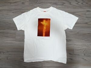 Supreme Andres Serrano Christ Cross White T-Shirt FW17 Men's Size (M) USA Made