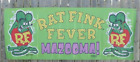 New ListingVintage 1989 Ed Roth Rat Fink Fever MAZOOMA Banner Flag Monster Hot Rod Wall Art