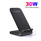 30W Wireless Charger Stand Dock For Apple iPhone 15 14 13 Pro 12 XS Samsung S24