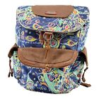 Sakroots Artist Circle Flap Backpack Blue One Size Earth Blue MultiColor