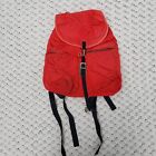 Vtg REI Rucksack Walking Hiking Day Pack Backpack - Red