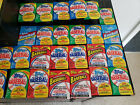 10 Unopened Vintage Topps Baseball Wax Packs From Mid-80s/Early 90s (150+ cards)