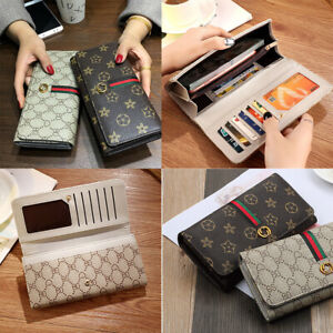 Ladies Wallet Women's Luxury Long Leather Card Holder Case Purse Clutch Handbags