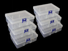 Clear Plastic Organizer Container Box, Containers Storage Box - 6Pcs