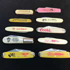 Vintage USA Made Advertising Knives.  Lot Of 10  Knives