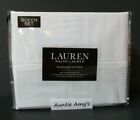 Lauren Ralph Lauren Dunham Sateen 4-Piece Sheet Set - White, Queen Size