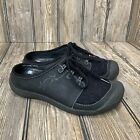 Keen Shoes Womens Mary Jane Mules Clog Black Leather Casual Slip On 6.5