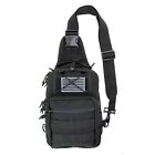 LINE2design First Aid Sling Backpack - EMS Emergency Medical Molle Bag - Black