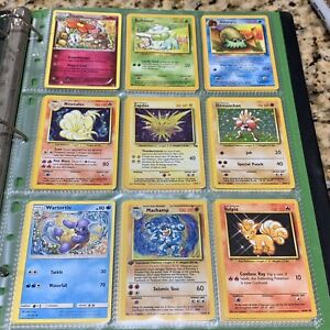 Binder Page Collection Lot HOLOS! Pokemon Cards 🔥 Mixed WOTC, XY, SM Vintage