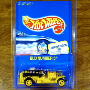 Hot Wheels Vintage Limited Editon 1 of 7000 Old Number 5 Yellow Malaysia 1994