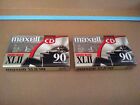 New ListingLot of 2 MAXELL XLII 90 Minute High Bias Type II Audio Cassette Tapes