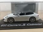 1:43 Minichamps Porsche 911 Carrera S Cabriolet diecast White Drivers Selection