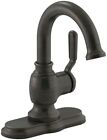 Kohler Worth Single Hole Single-Handle Bathroom Faucet in Oil Rubbed Bronze