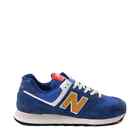 New Balance 574 Royal Blue Gold Sneakers U574HBG Men's Shoes Size 8.5 NEW