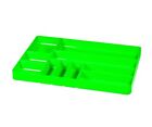 Tool Garage Organizer Tray Green 10-compartments