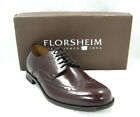 Florsheim Mens Burgundy Leather Brogue WingTip Oxford Lace Up Shoe 13 D 11231