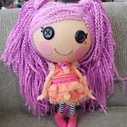 Lalaloopsy Peanut Big Top Purple Yarn Hair Doll 13” 2013 Nice Condition