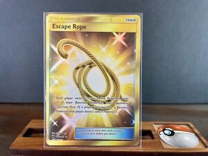 Escape Rope - 163/147 - Pokemon Burning Shadows Sun & Moon Secret Rare Card M/NM