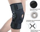 Knee Brace Hinged Compression Sleeve Joint Support Open Patella Stabilizer