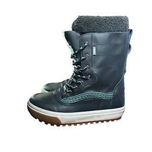 Vans Standard Snow MTE Green/ Black Waterproof Winter Boots Women's Size 6