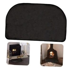 Fireplace Mat, 42x24 Inch Hearth Pad Half Round Fire Flame Resistant Floor