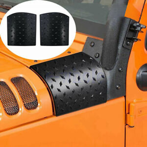 2X Cowl Body Armor Cover Sport Exterior Accessories For Jeep Wrangler JK 07-17~~ (For: Jeep)