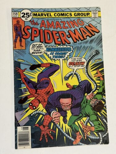 Amazing Spider-man #159 Bronze age Hammerhead Doc Ock Marvel Comics 1976 Bronze