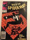 Web Of Spider-Man #37 Newsstand : Marvel Comic 4/88 VG+; Black costume