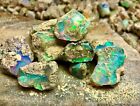 Grade Uncut Raw 50.00 Cts Opal Rough Lot A Grade 06PCs Large Size Ethiopian Welo