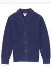 Daniel Cremieux Mens New $295 Wool Cashmere Shawl Cardigan Sweater L Large Navy