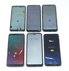 Lot of 6 Modern Smartphones - For Parts & Cracked - LG Stylo 5 / Wiko Voix