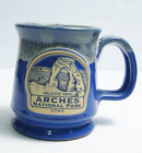Deneen Pottery Mug Arches National Park Utah Delicate Arch 2014 Blue Hand Thrown